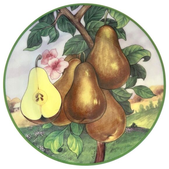 I. Godinger & Co. Set of 4 Dessert Plates 7.5" Fruit Food Spring Design #9530 - Picture 9 of 9